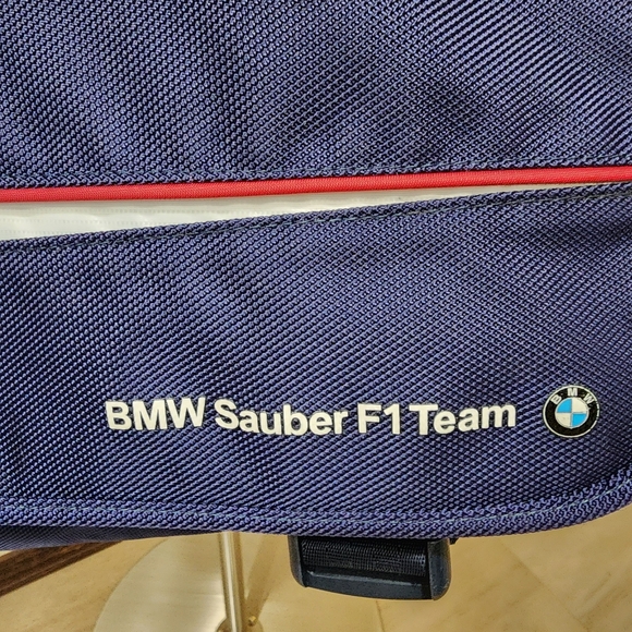 Vintage BMW Sauber F1 Racing Team Messenger Bag Shoulder Bag Travel Canvas - Picture 3 of 14